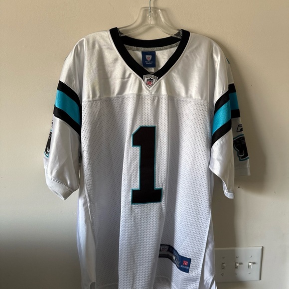 Reebok Other - Men’s Nike Cam Newton #1 Carolina Panthers NFL Football Jersey Sz 50 - RARE